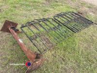 2 x heavy iron gates - 2