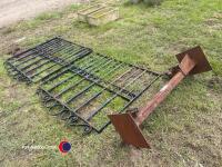 2 x heavy iron gates - 3