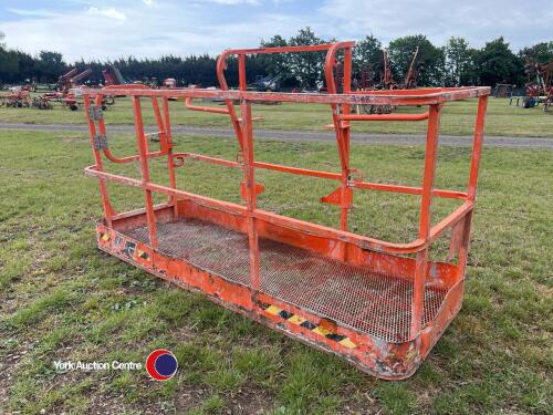 Large safety man crate, orange