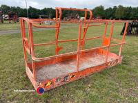 Large safety man crate, orange - 2