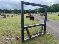 4 tine big bale spike on Euro brackets - 3