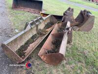Digger buckets, selection