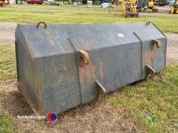 Tractor loader bucket 6ft wide on Euro hitch headstock - 4
