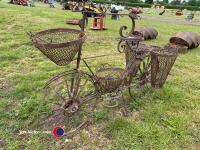 Bespoke old bicycle as planter - 2