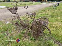 Bespoke old bicycle as planter - 3