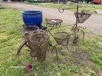 Bespoke old bicycle as planter - 4