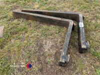 Set of pallet tines - 2