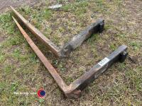 Set of pallet tines
