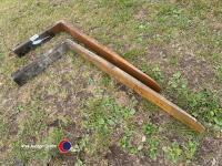 Set of pallet tines - 3