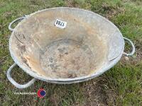 Galvanised wash tubs - 3