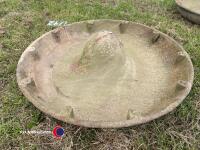 Cast round pig troughs - 3