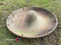 Cast round pig troughs - 2