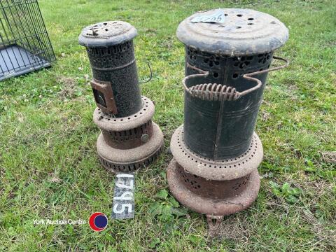 2 x paraffin heaters, old