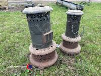 2 x paraffin heaters, old - 2