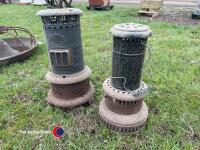 2 x paraffin heaters, old - 3