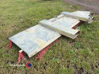 Yard sweeper to fit pallet tines - 3