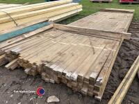 Timber - approx 154in x 1.5in x 1in - 3