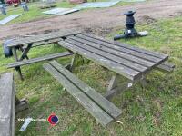2 x Garden benches - 2