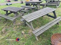 2 x Garden benches - 4