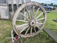 Cartwheel garden bench - 3