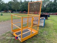 Forklift/telehandler safety cage - 2