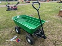 4 wheel garden tipping barrow - 2