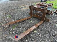 Pallet Forks to suit 13/20 Ton Excavator