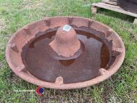 Cast iron round trough - 2