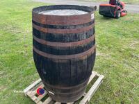 Large wooden barrel - 2