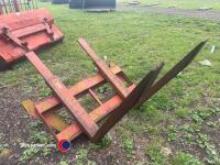 Set of pallet tines