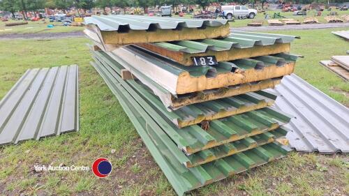 8 x insulated sheets, 16ft long