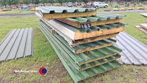 8 x insulated sheets, 16ft long