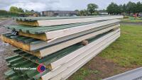 8 x insulated sheets, 16ft long - 2