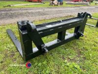 Pair pallet forks c/w Euro brackets - 4