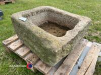 Stone trough