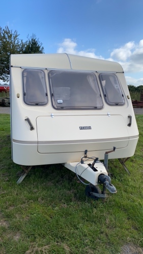 Eldis Whirlwind XL 2 berth caravan, awning, spare wheel, toilet, water carrier etc