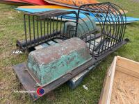Cast hay racks and troughs
