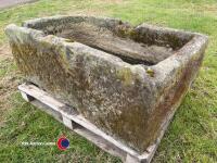 Large stone trough