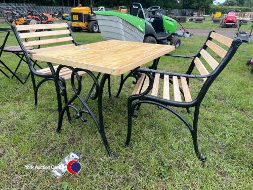 Table and chairs
