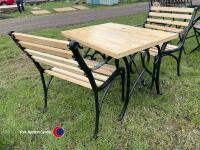 Table and chairs - 3