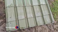 15 x 15ft plus side tin sheets - 2