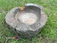 Round Ornamental Stone Trough 18in