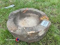 Round Ornamental Stone Trough 18in - 3