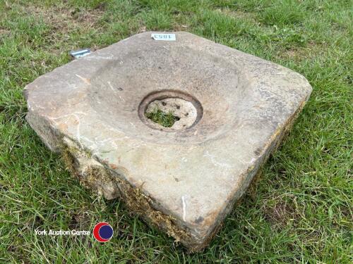 Ornamental Stone Drain 22in Square