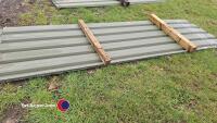 8 x 12ft 6in side tin sheets