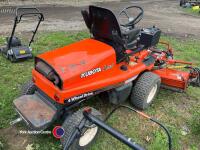 Kubota AM1800 ride on mower, working order 2/4wd, key in office - 3