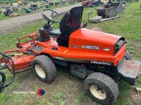 Kubota AM1800 ride on mower, working order 2/4wd, key in office - 5