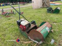 Ransomes auto certes 20in cylinder mower with box Honda engine, wo - 2