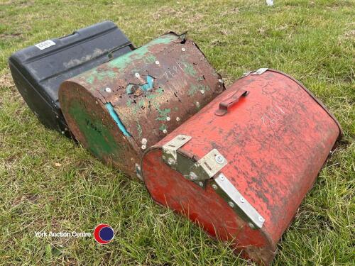 3 x grass boxes to fit 20in Ransomes cylinder mowers