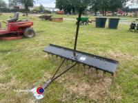 Ride on mower attachment